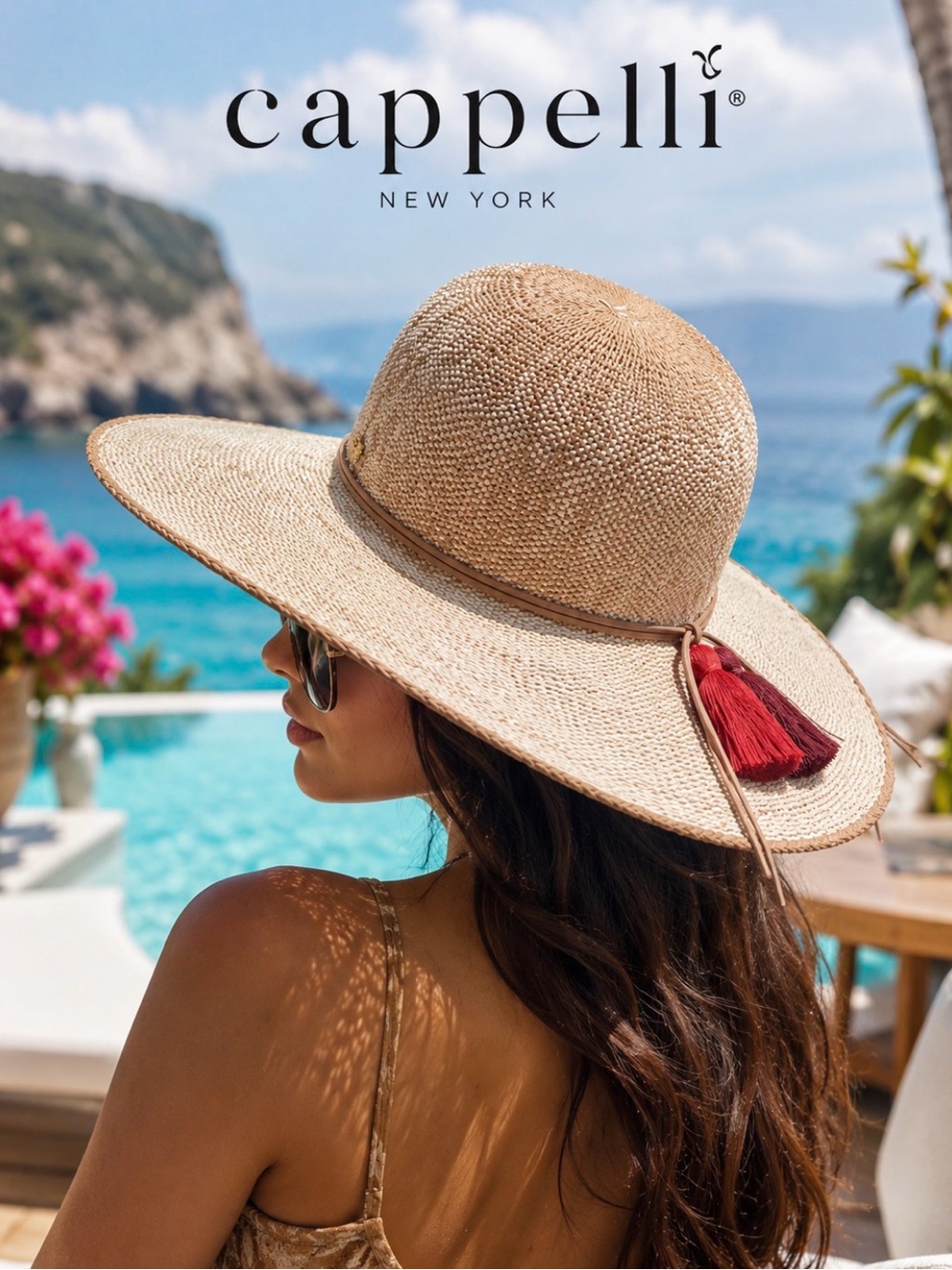 Cappelli Straworld Inc. Wide Brim Raffia Sun Hat – Paper Straw | One Size